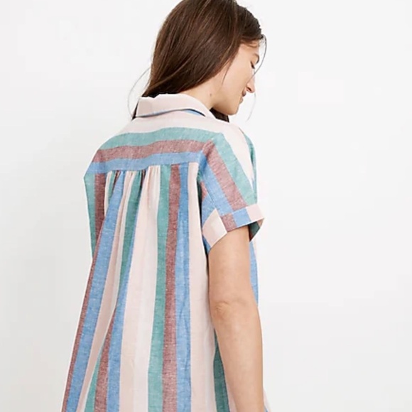 Madewell Central Shirtdress in Flagstaff Stripe (M) - Picture 2 of 5